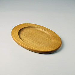 トレー　グラタン皿用木製楕円