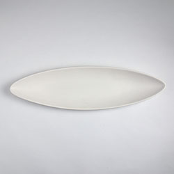 LT　オーバル皿（白）65×15.5