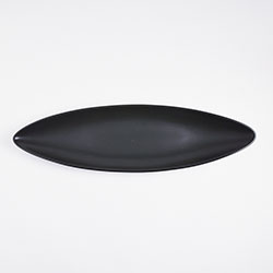 LT　オーバル皿（黒）55×15.5