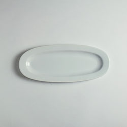 楕円白皿　Ｖｅｒ　13×31