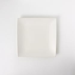 正方形皿（白）JA　24×24