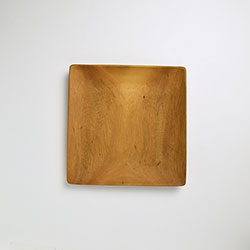 Hard Wood 正方形皿　26×26