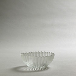 菊の香　ガラス　小鉢11.5cm