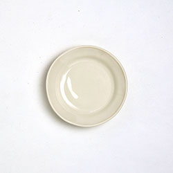 弾）白小皿　10cm