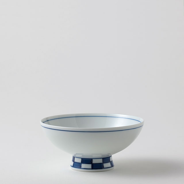 茶碗 白地 善山(大)