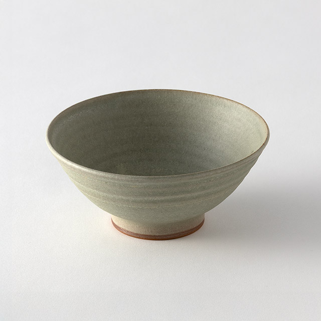 見野大介 飯碗(大)翠釉