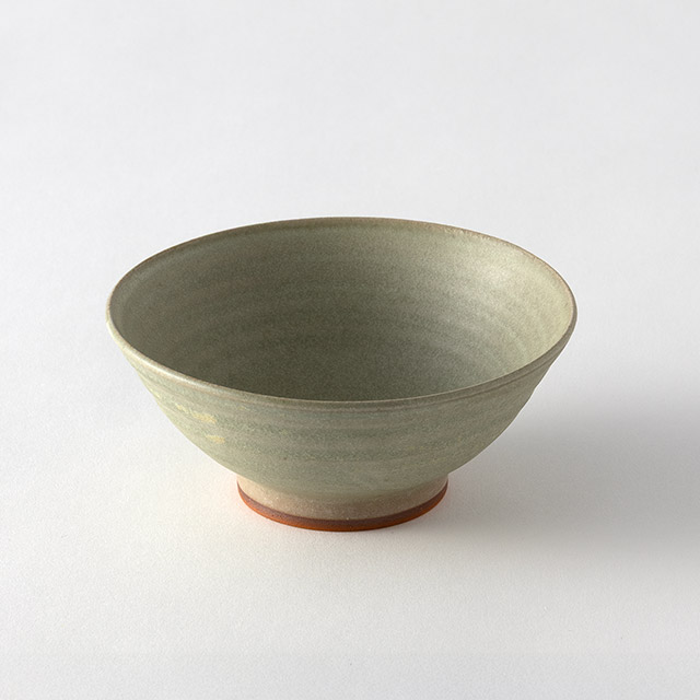 見野大介 飯碗(中)翠釉
